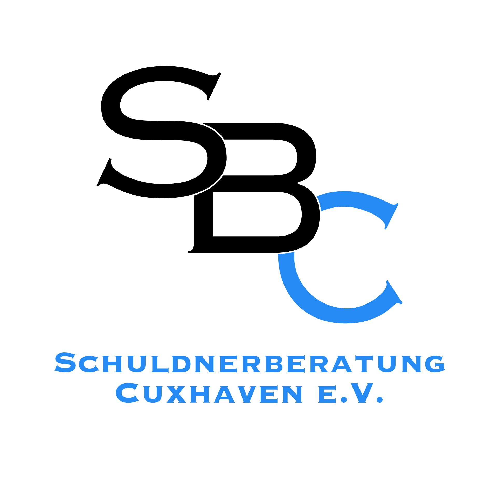 Logo fett und blau